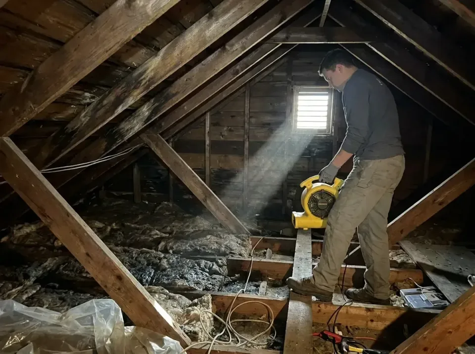 attic-water-damage-drying-proc-007 — frequently asked questions, Emergency Water Extraction & 24/7 Flood Response in Van Hor…